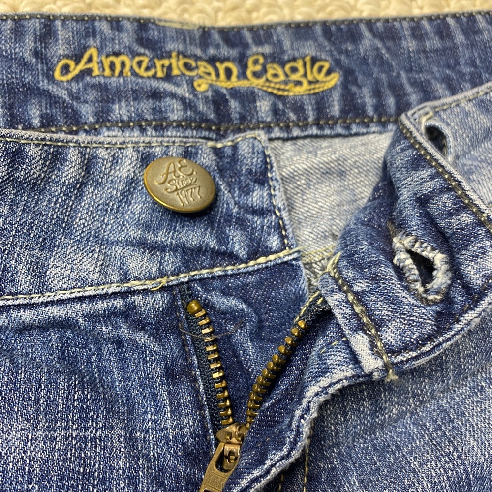 American Eagle Jean Shorts Daisy Dukes Size 2 - Picture 7 of 8